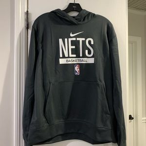 NEW WITH TAGS Dark Grey Men’s NETS Hoodie Sweatshirt by NBA - size Medium
